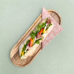 LØNSJ - Baguette med ulike varianter pålegg