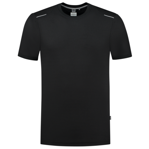 Tricorp Accent t-shirt 102703 svart med grå detaljer