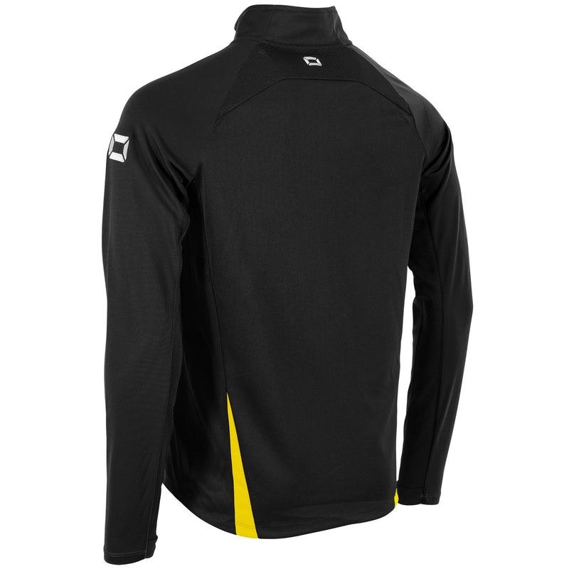 Stanno Stadio halfzip genser 408040-8400 svart/gul_Ramsøy IL