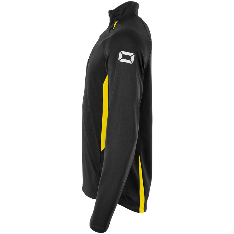 Stanno Stadio halfzip genser 408040-8400 svart/gul_Ramsøy IL