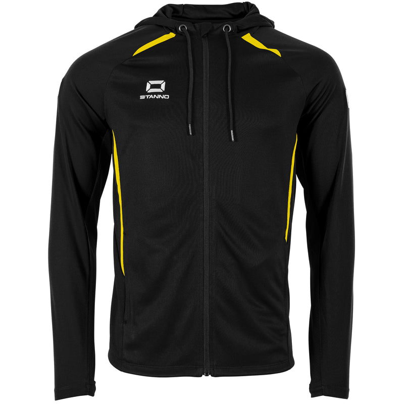 Stanno Stadio Fullzip Hoodie 408041-8400 svart/gul_Ramsøy IL