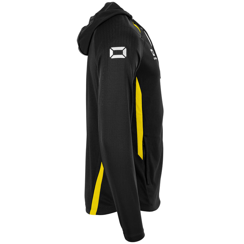 Stanno Stadio Fullzip Hoodie 408041-8400 svart/gul_Ramsøy IL