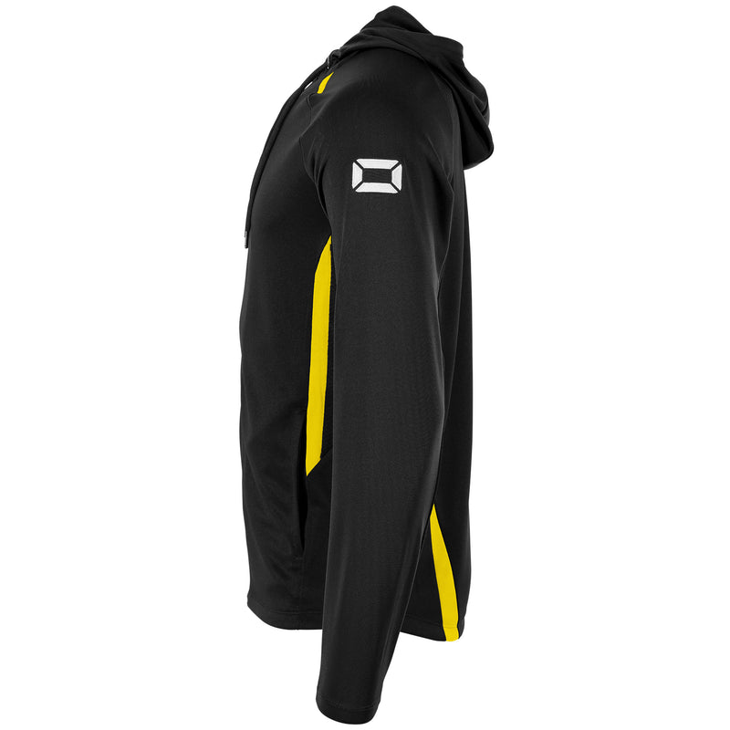 Stanno Stadio Fullzip Hoodie 408041-8400 svart/gul_Ramsøy IL