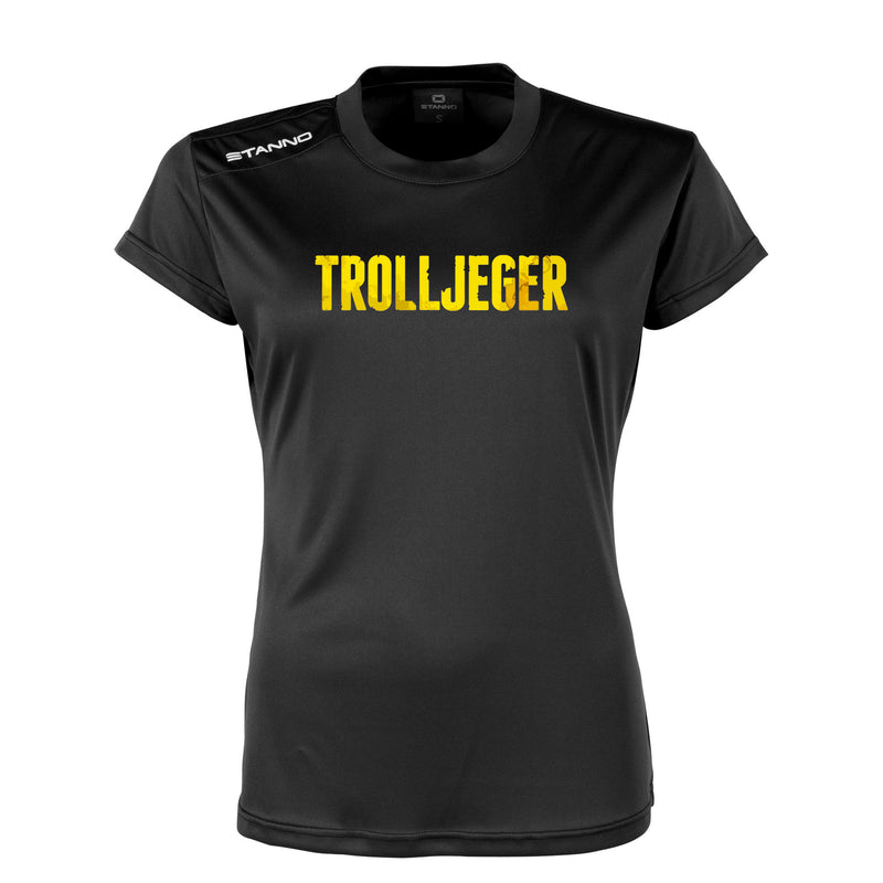 DAME - Stanno Field Basic T-shirt Svart 410604 - 8000_Trolljeger