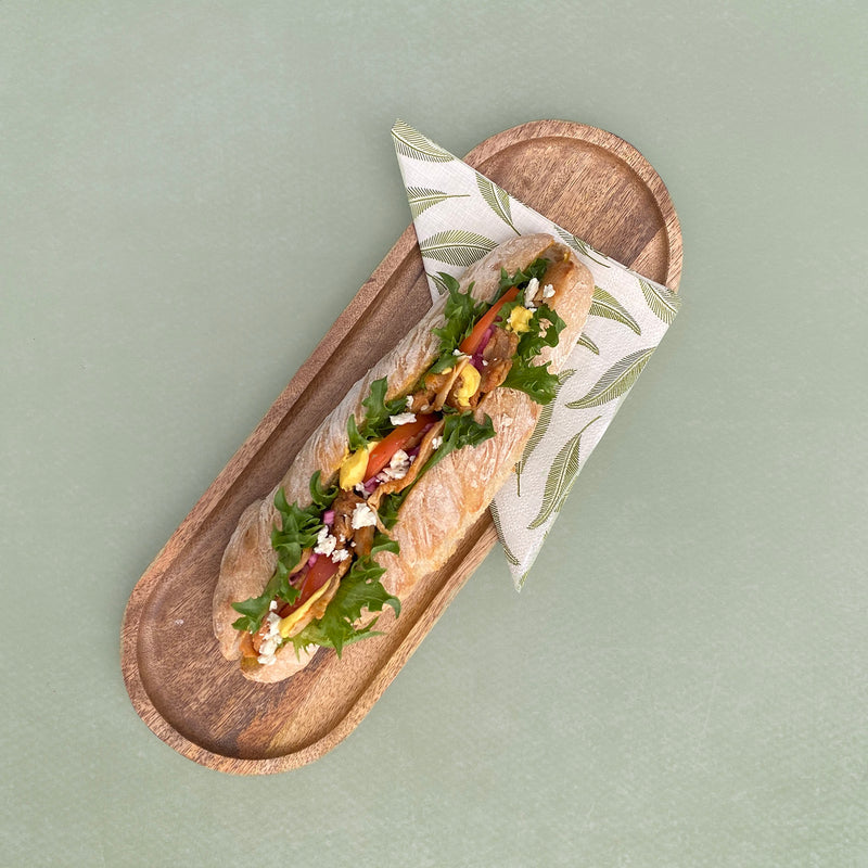 LØNSJ - Baguette med ulike varianter pålegg