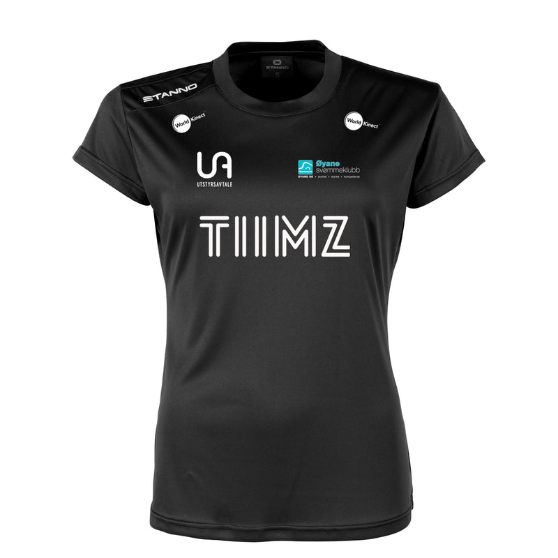 TIIMZ T-shirt Svart_Dame 410604 - 8000_Øyane svømmeklubb