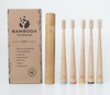 75% RABATT - Bambooa sett med 30stk bambusduker, 10stk kunstkort og 5pk med tannbørster