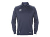MER ENN 55% RABATT -VOKSEN -  Umbro UX-1 Half Zip - marine med hvite striper