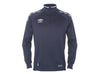 MER ENN 55% RABATT -VOKSEN -  Umbro UX-1 Half Zip - marine med hvite striper