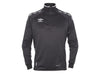 MER ENN 55% RABATT - BARN - Umbro UX-1 Half Zip - svart med hvite striper