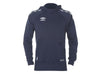 MER ENN 55% RABATT - VOKSEN_UMBRO UX-1 HOOD TOP MARINE MED HVITE DETALJER