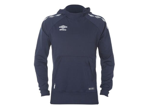 MER ENN 55% RABATT - VOKSEN_UMBRO UX-1 HOOD TOP MARINE MED HVITE DETALJER