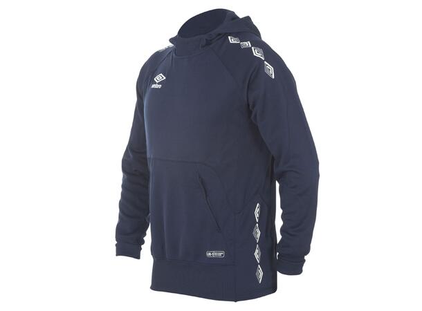 MER ENN 55% RABATT - VOKSEN_UMBRO UX-1 HOOD TOP MARINE MED HVITE DETALJER