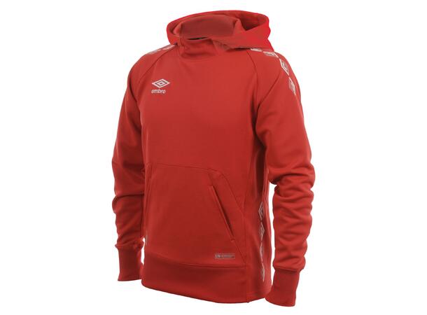 MER ENN 55% RABATT - VOKSEN_UMBRO UX-1 HOOD TOP ROYAL RØD MED HVITE DETALJER