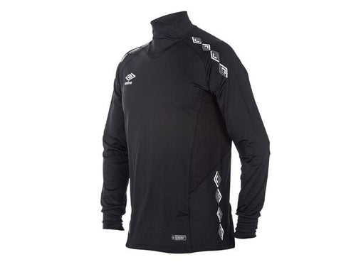 MER ENN 60% RABATT - VOKSEN - UMBRO UX-1 Light Tr Top Sort/Hvit