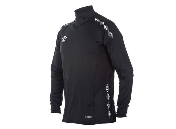 MER ENN 60% RABATT - VOKSEN - UMBRO UX-1 Light Tr Top Sort/Hvit