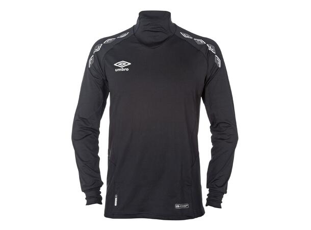 MER ENN 60% RABATT - VOKSEN - UMBRO UX-1 Light Tr Top Sort/Hvit