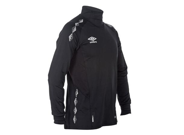 MER ENN 60% RABATT - VOKSEN - UMBRO UX-1 Light Tr Top Sort/Hvit