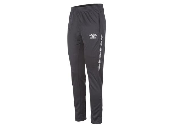 MER ENN 60% RABATT - UMBRO UX-1 Trn Pants jr Sort/Hvit