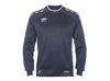 MER ENN 60% RABATT .- VOKSEN_UMBRO UX-1 TRN SWEATER MARINE MED HVITE DETALJER