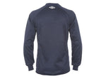 MER ENN 60% RABATT .- VOKSEN_UMBRO UX-1 TRN SWEATER MARINE MED HVITE DETALJER