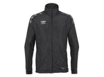 MER ENN 60% RABATT - VOKSEN - UMBRO UX-1 Trn Jacket Sort med hvite detaljer