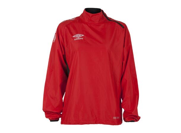 MER ENN 65% RABATT - VOKSEN - UMBRO UX-1 Windbreaker Rød /hviT