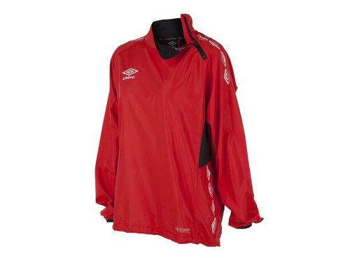MER ENN 65% RABATT - VOKSEN - UMBRO UX-1 Windbreaker Rød /hviT