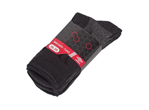 MER ENN 60% RABATT - UMBRO Wool sock 3 pk Sort