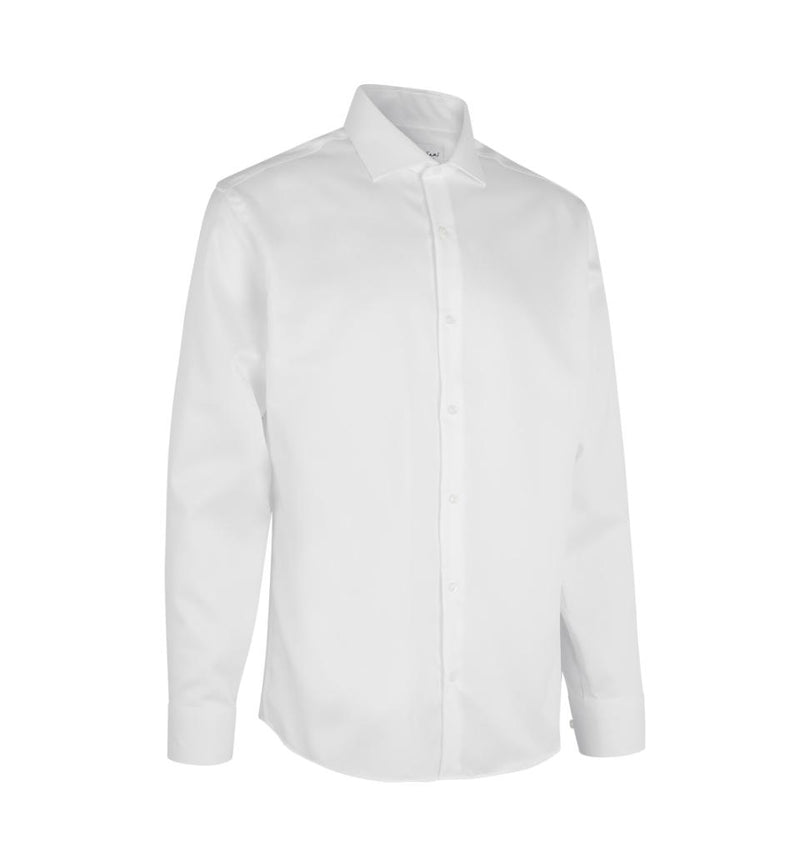 ID Identity SS8 Seven Seas Fine Twill skjorte hvit, herre/unisex, strykefri_INP