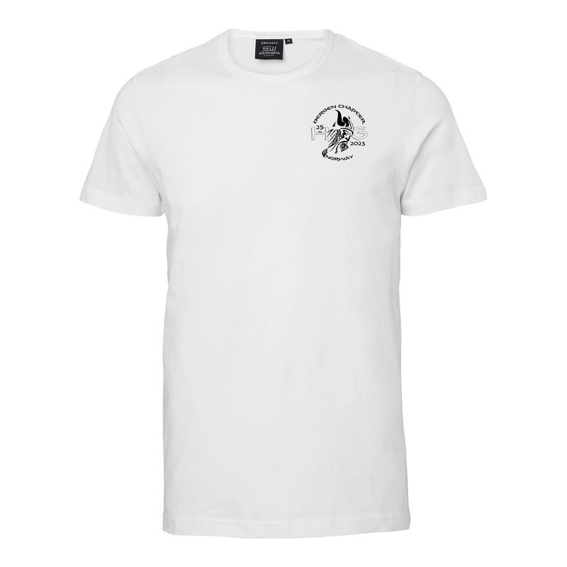 HOG Bergen Chapter t-shirt Unisex, modell SW1000186, Hvit