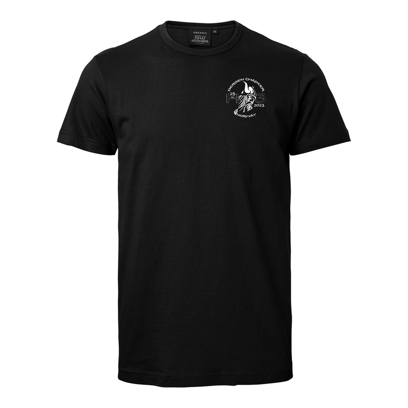 HOG Bergen Chapter t-shirt Unisex, modell SW1000186, Svart