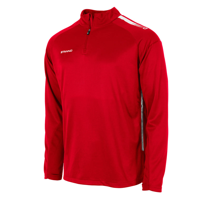 Stanno First 1/4 zip klubbgenser 408026-6200 Rød med hvite detaljer_Apollo IL