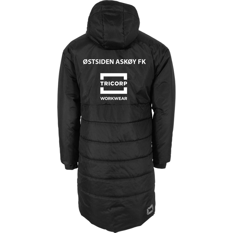 Stanno Prime Long Team Jacket SVART 457003-8000_Østsiden Askøy FK